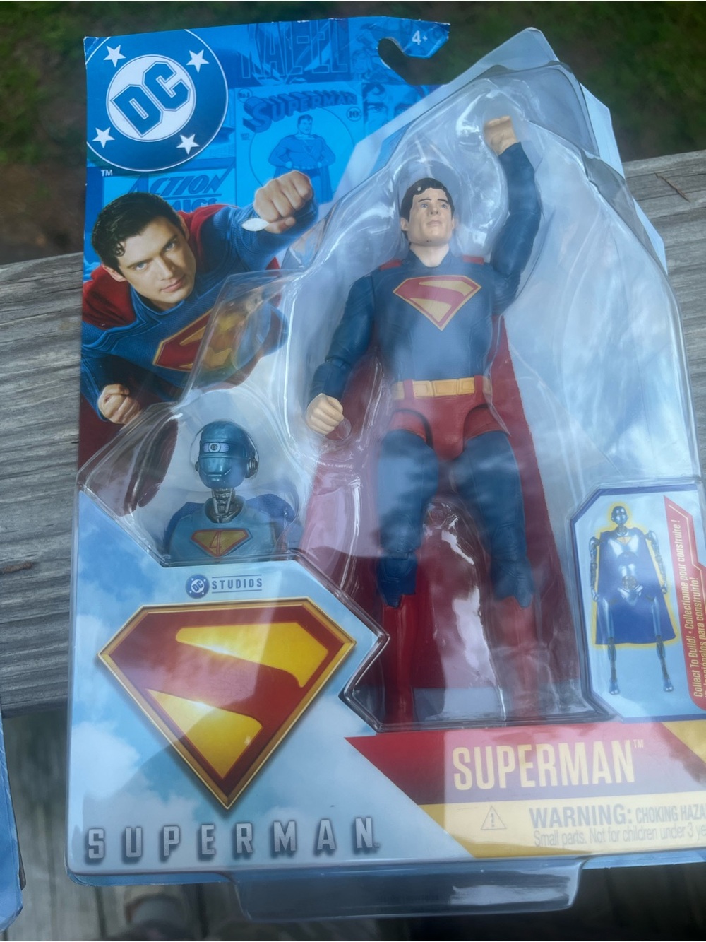 DC Superman Action Figure - Blue, Red, Yellow